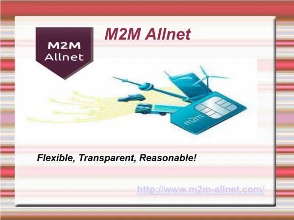 Fleet Management System For Business Needs - M2M-Allnet