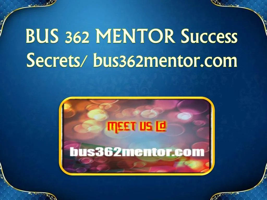 bus 362 mentor success secrets bus362mentor com