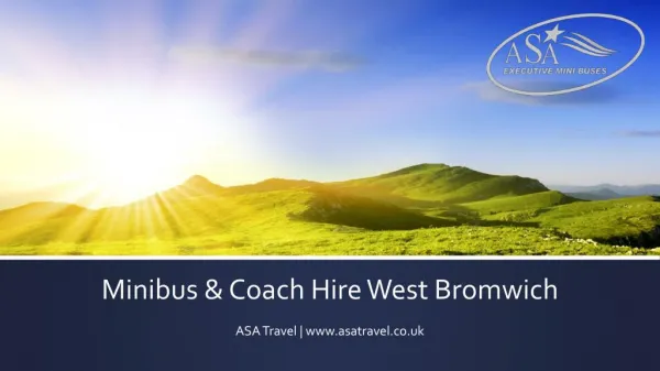 Minibus & Coach Hire West Bromwich