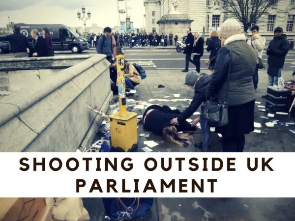 Shooting outside UK parliament