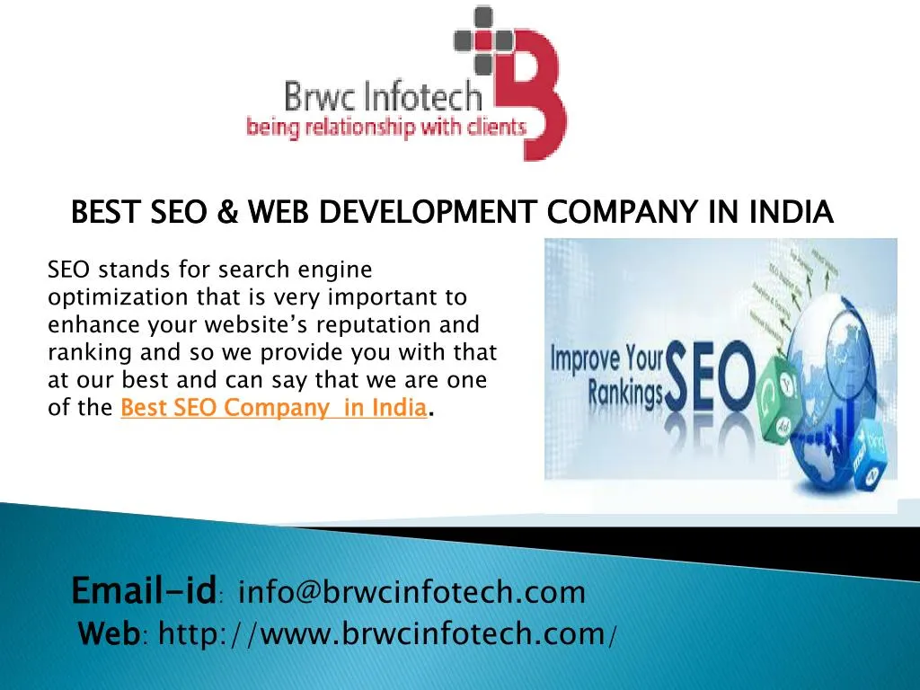 best seo web development company in india