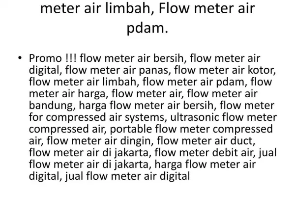 0812-9899-0121 (Bpk. Arief). Flow meter air limbah, Flow meter air pdam.
