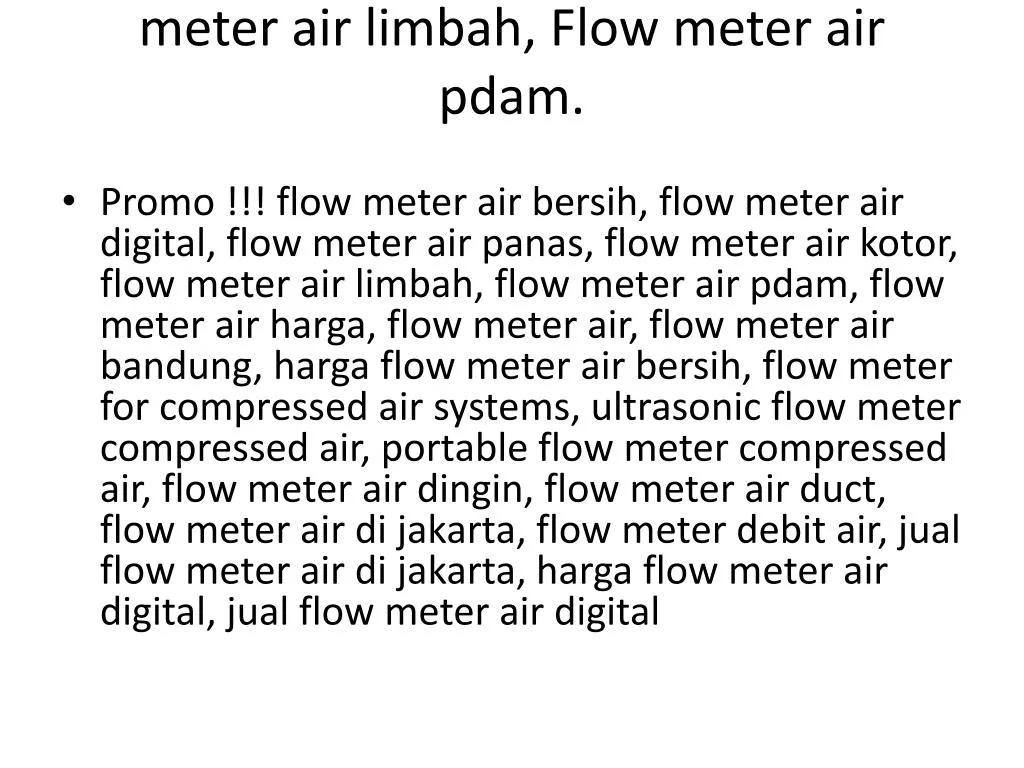 0812 9899 0121 bpk arief f low meter air limbah f low meter air pdam