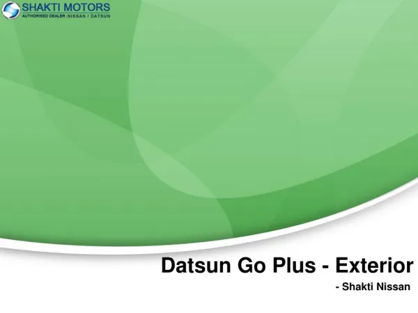 Datsun Go Plus Showroom In Navi Mumbai