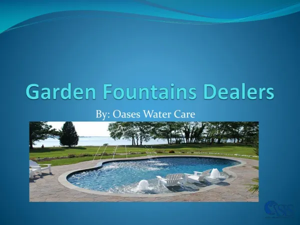 Garden Fountain Dealers