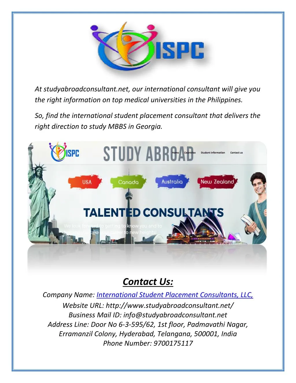 at studyabroadconsultant net our international