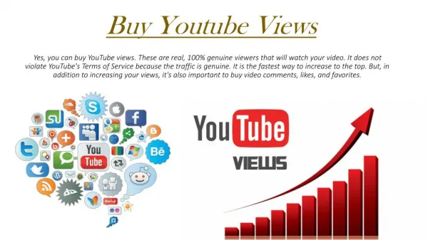 Buy Youtube Views - Getcheapviews.com