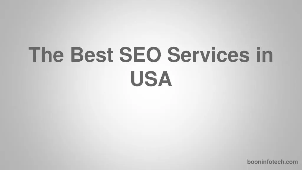 the best seo services in usa