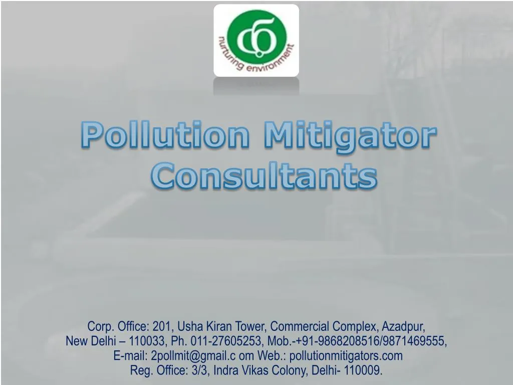pollution mitigator consultants