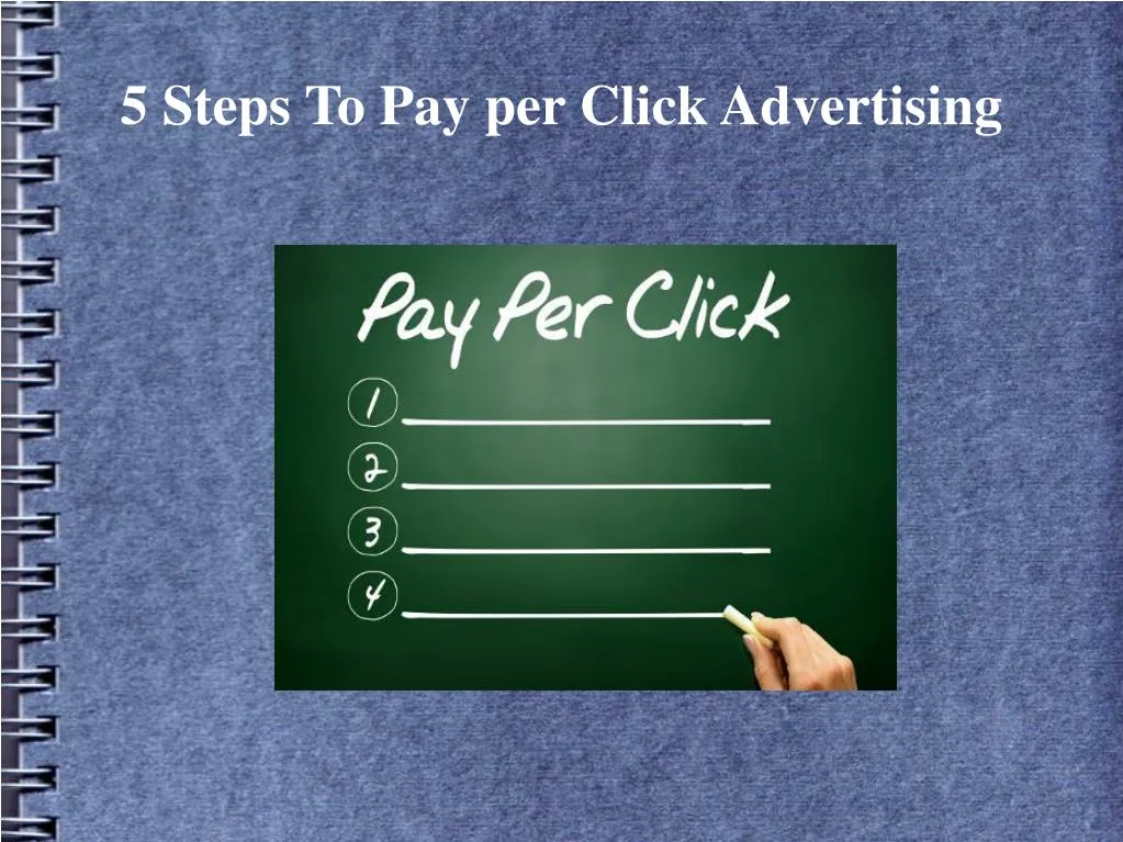 5 steps to pay per click advertising