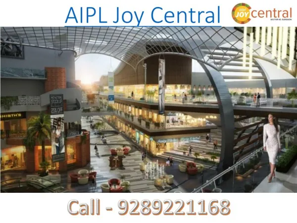 AIPL Joy Central, Retail Shops, Food Courts Sector 65 Gurgaon