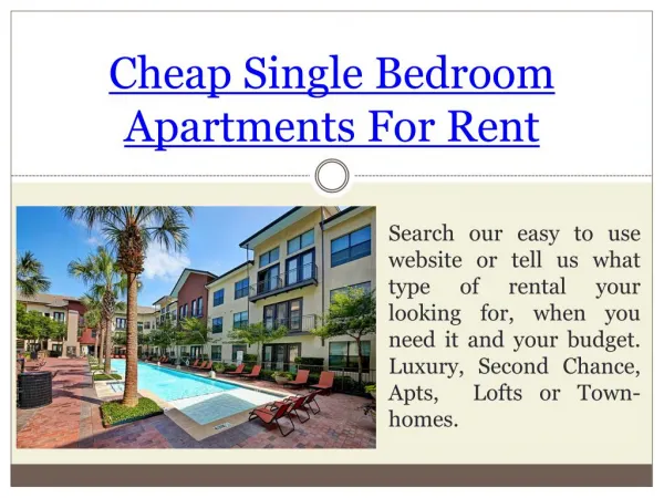 Apartments for rent near me no credit check