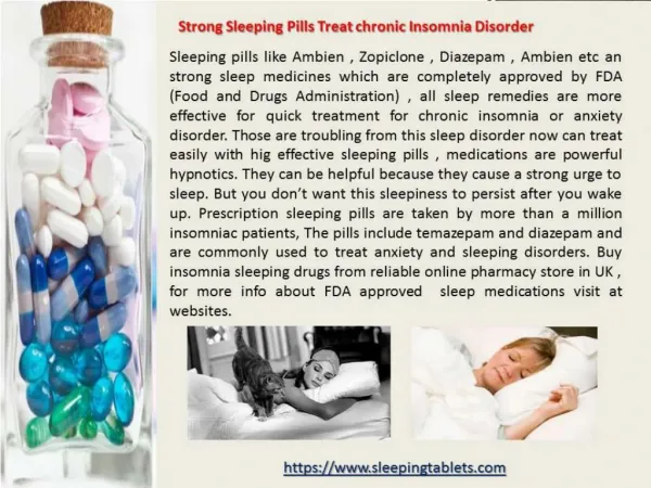 Find Online Best Sleep Medicines Store in UK