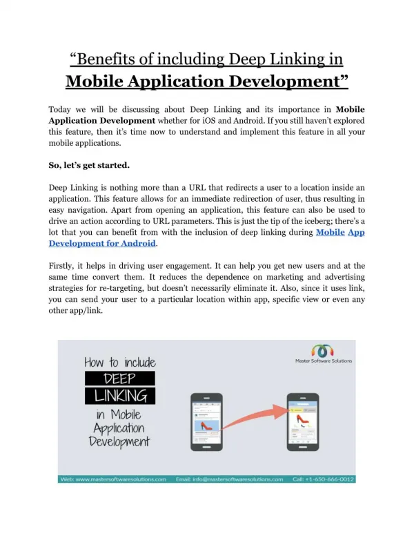 Mobile App Development For Android