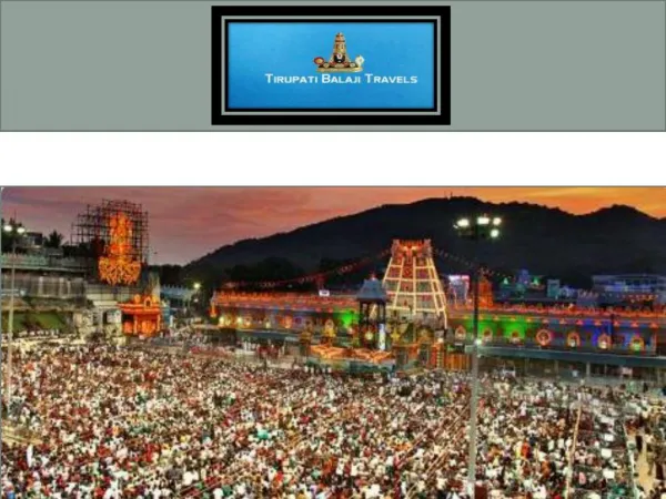 Tirupati tour package from Chennai