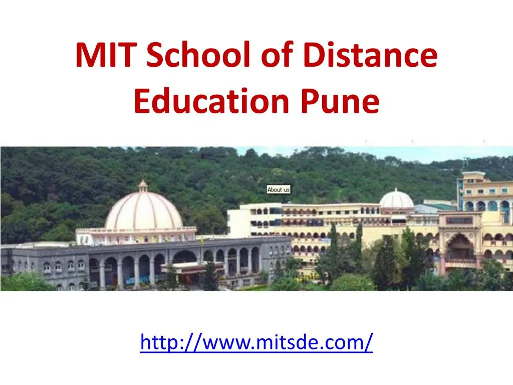 mit school of distance education pune