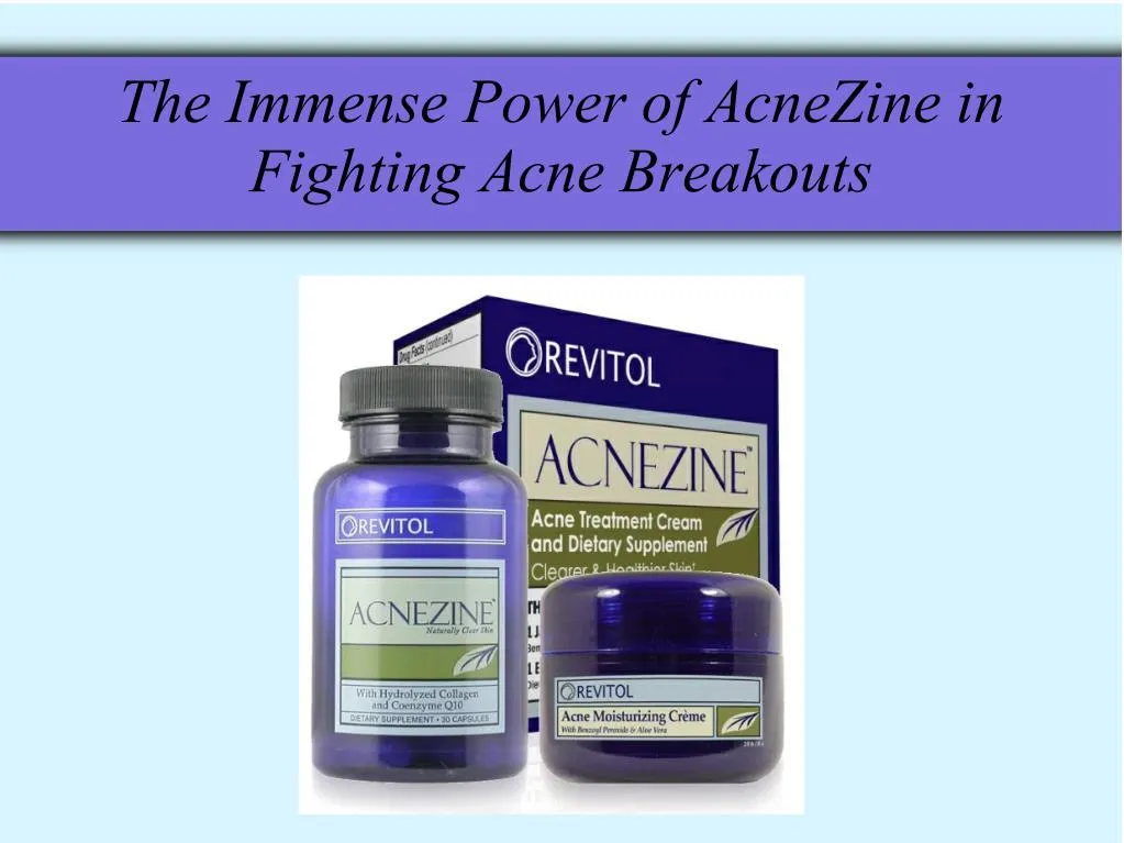 the immense power of acnezine in fighting acne