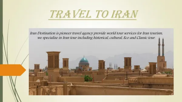 Travel To Iran - irandestination.com