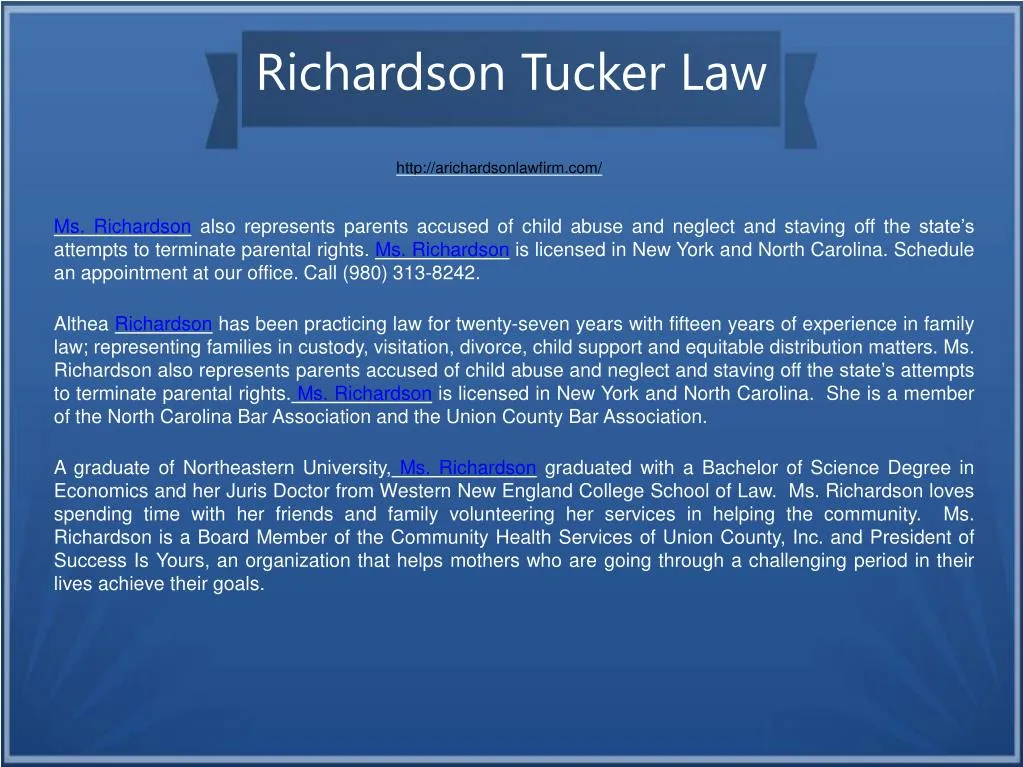 richardson tucker law