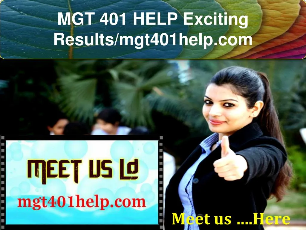 mgt 401 help exciting results mgt401help com