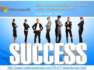 Realbraindumps 70-417 Question with Answer - slide 1