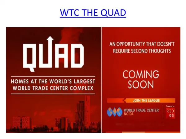 Wtc Group - WTC The Quad