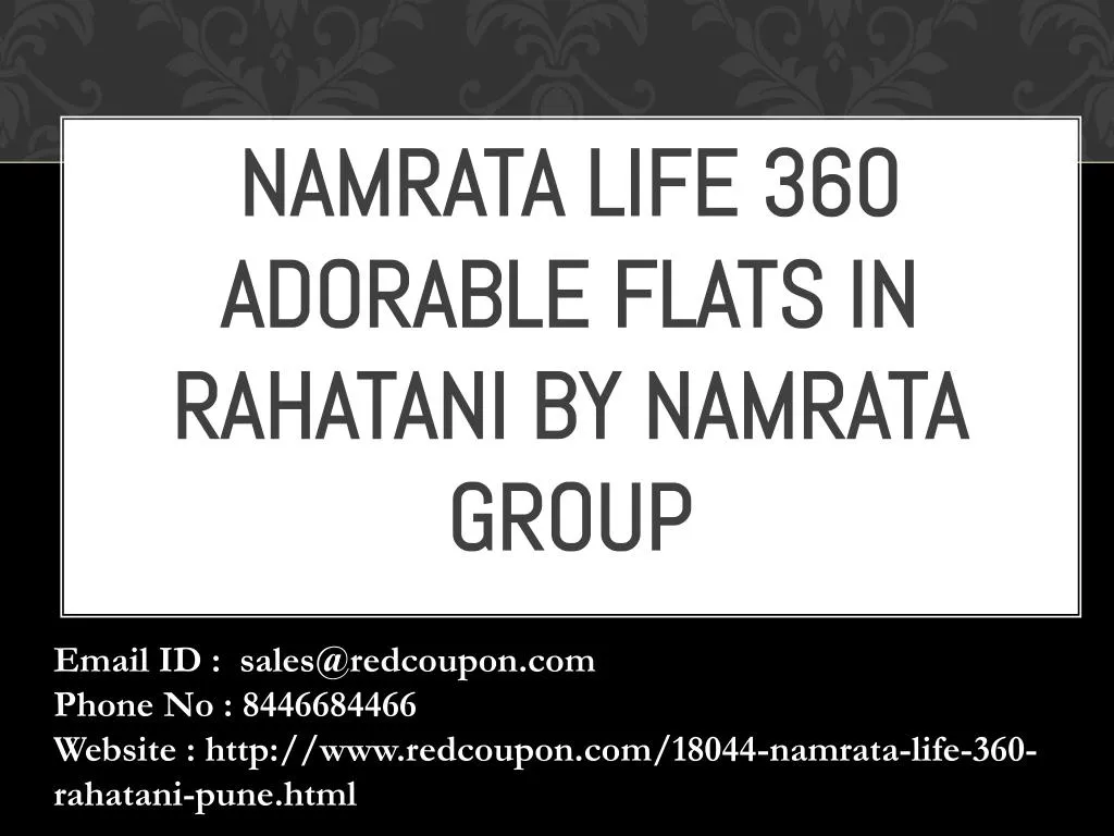 namrata life 360 adorable flats in rahatani by namrata group