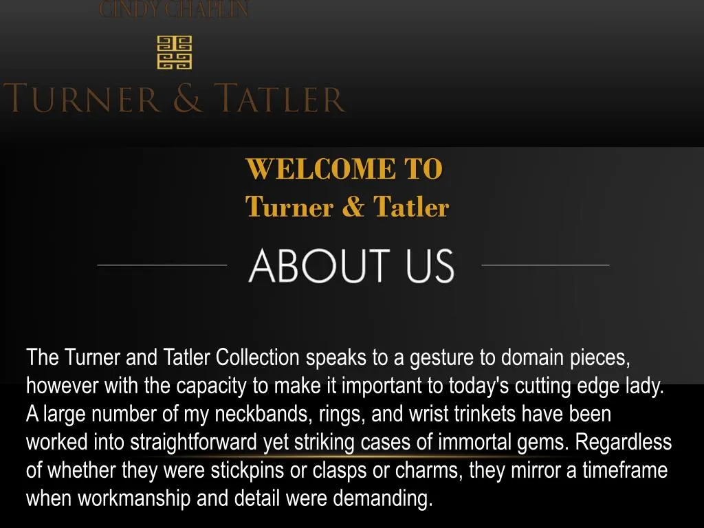 welcome to turner tatler