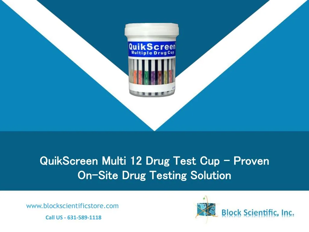 quikscreen multi 12 drug test cup proven on site