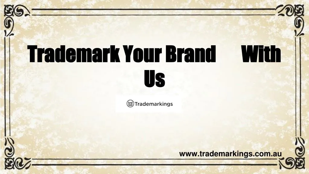 trademark your brand with us