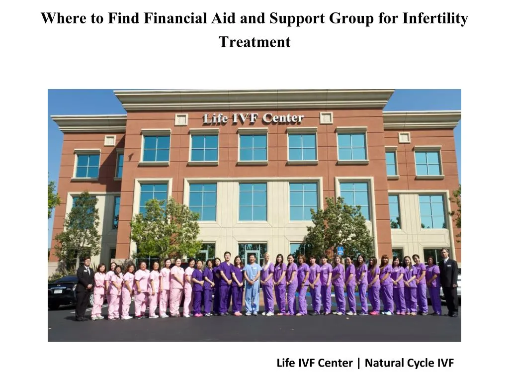 where to find financial aid and support group for infertility treatment