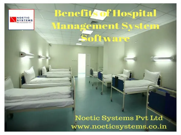 Benefits of Hospital Management system Software
