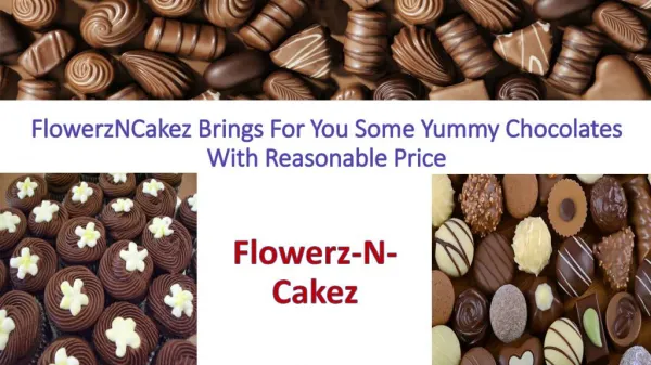 FlowerzNCakez Brings For You Some Yummy Chocolates With Reasonable Price