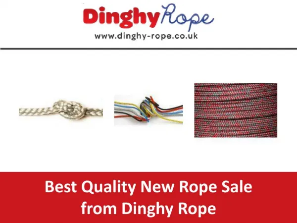 Best Quality New Rope Sale from Dinghy Rope