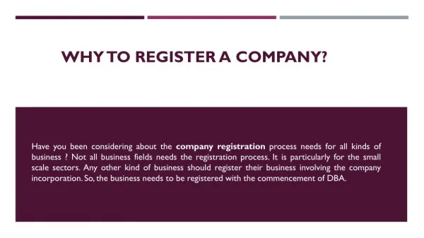 Private limited company incorporation and documents