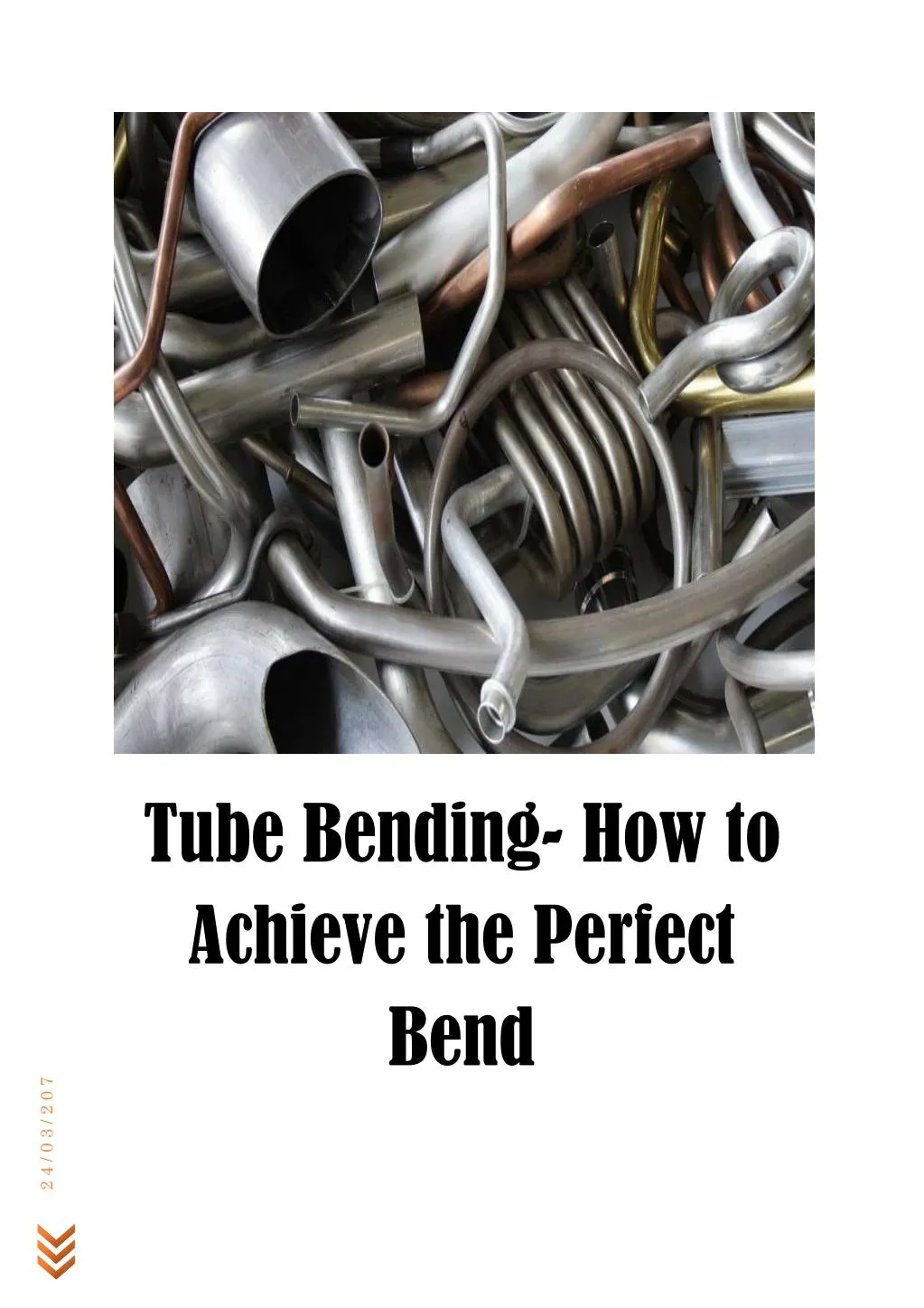 tube bending how to achieve the perfect bend