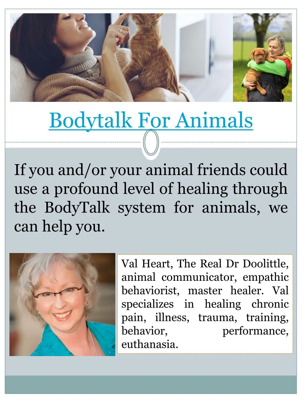 bodytalk for animals