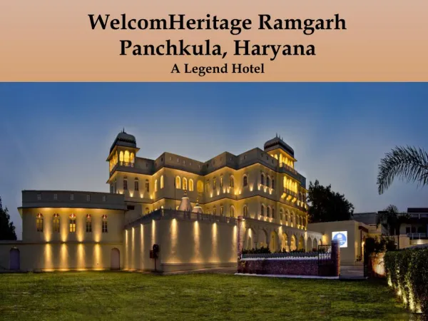 WelcomHeritage Ramgarh