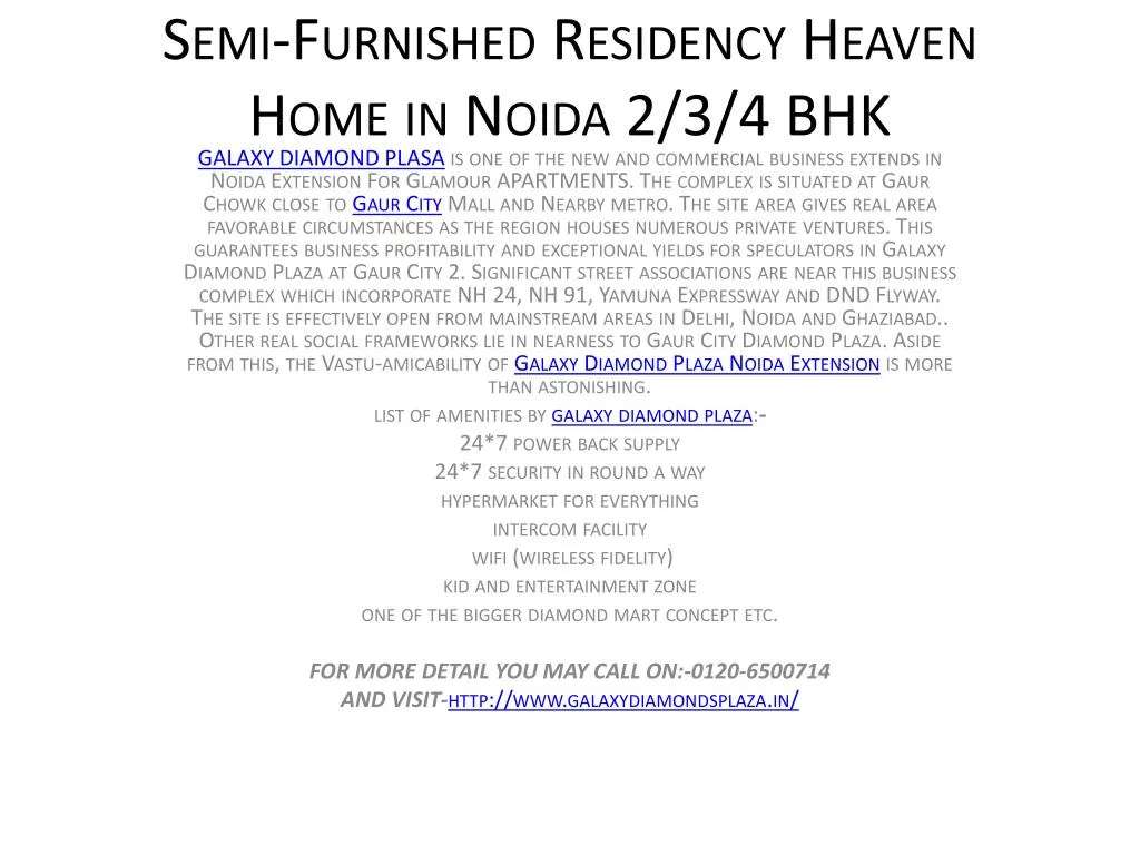 semi furnished residency heaven home in noida 2 3 4 bhk