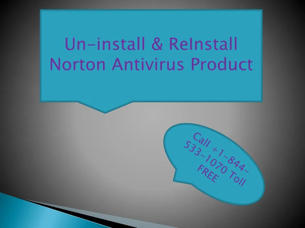 un install reinstall norton antivirus product