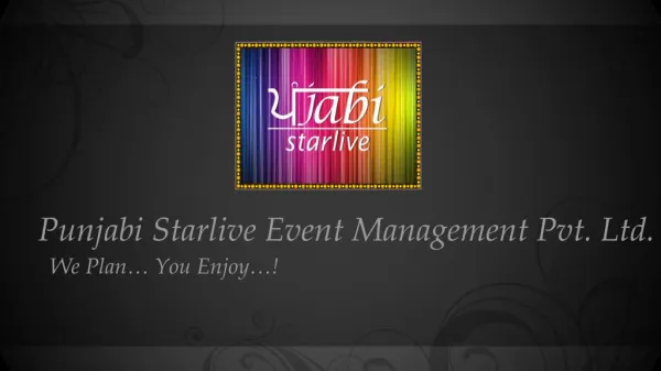 Best Event management company in chandigarh