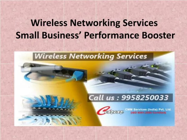 Wireless Networking Services Small Business’ Performance Booster