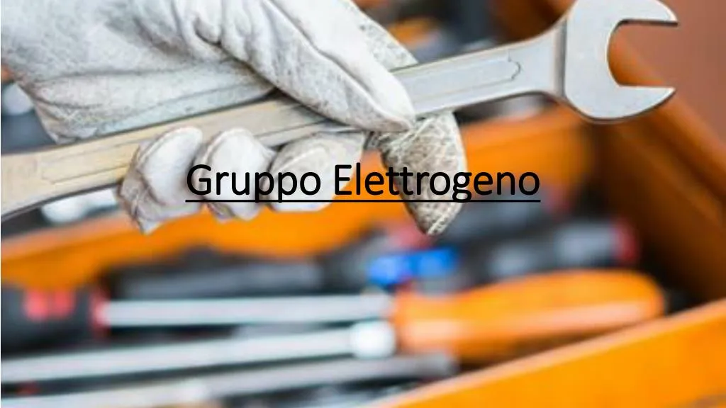 gruppo elettrogeno