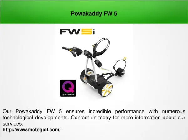 Powakaddy FW 5