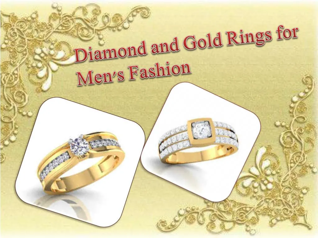 diamond and gold rings for men s fashion