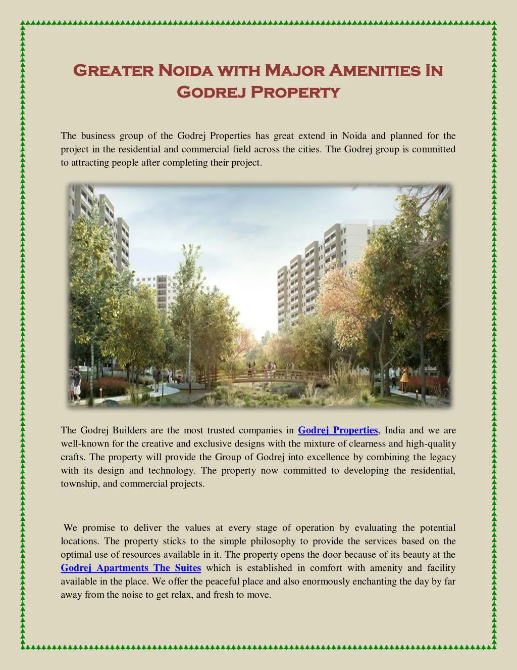 greater noida with major amenities in greater