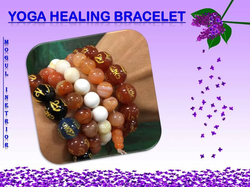 yoga healing bracelet