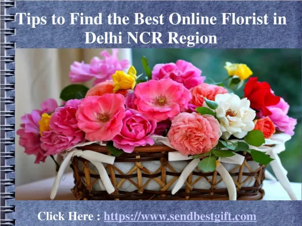 Find the Best Online Florist in Delhi NCR Region