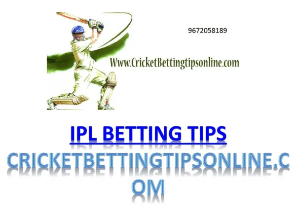 ipl betting tips