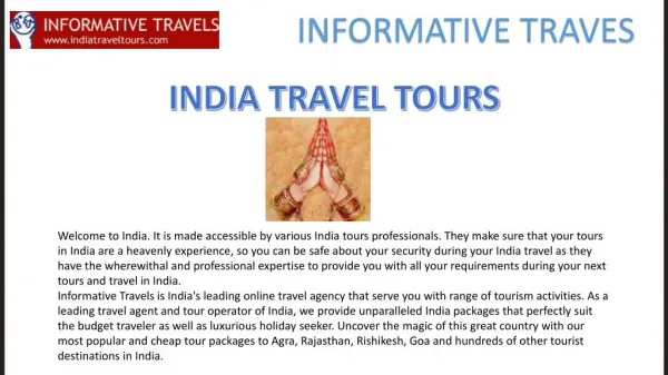 Places to visit India